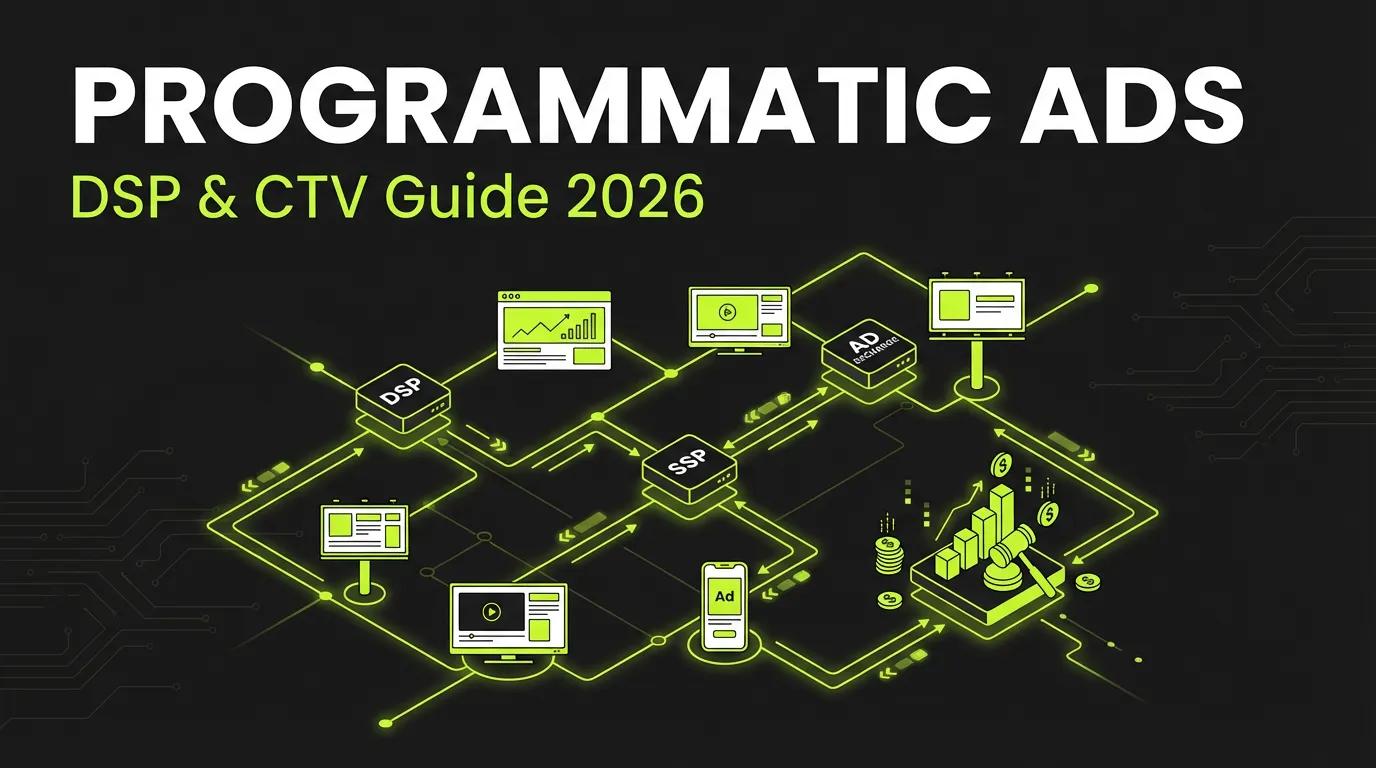 Programmatic Advertising Guide 2026: DSPs & CTV