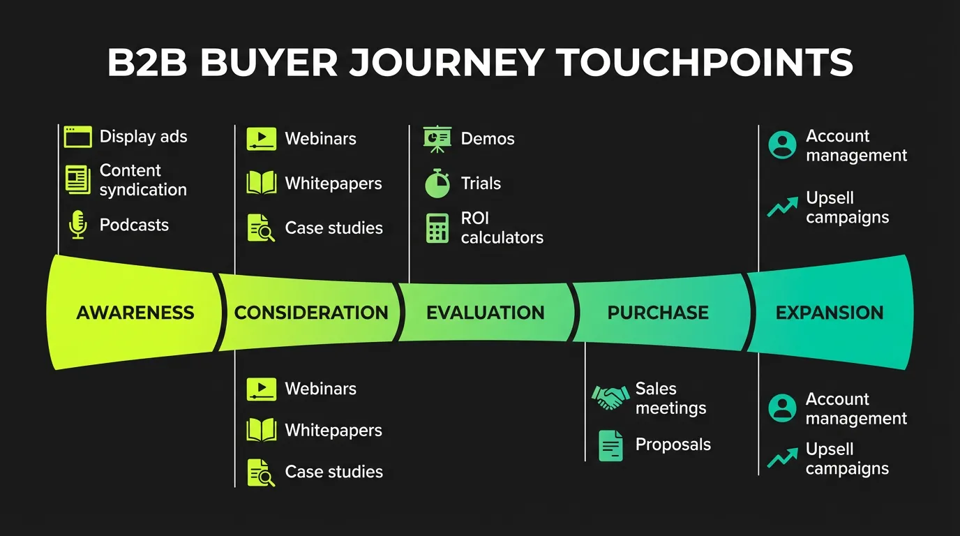 B2B Buyer Journey Touchpoints