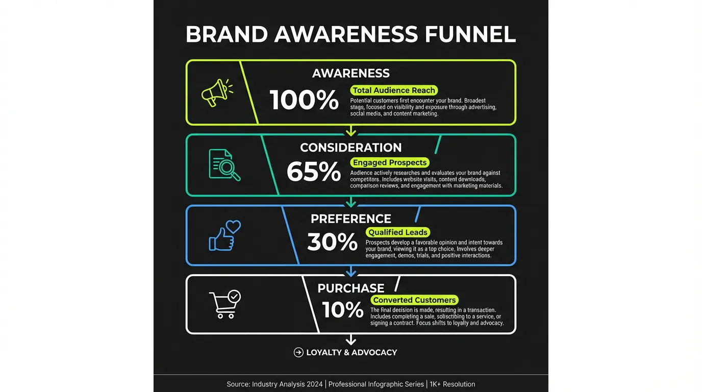 Brand Awareness Marketing Funnel
