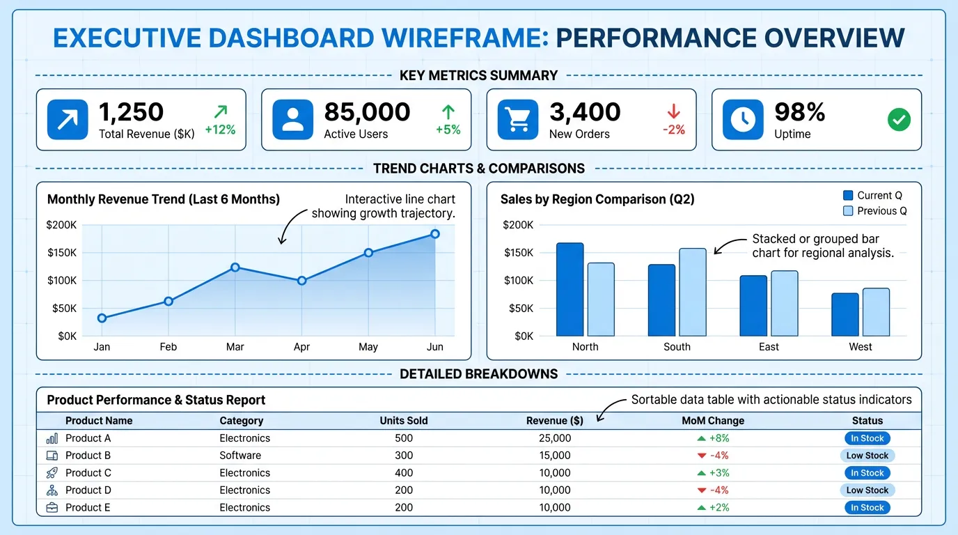 Dashboard Layout Best Practices