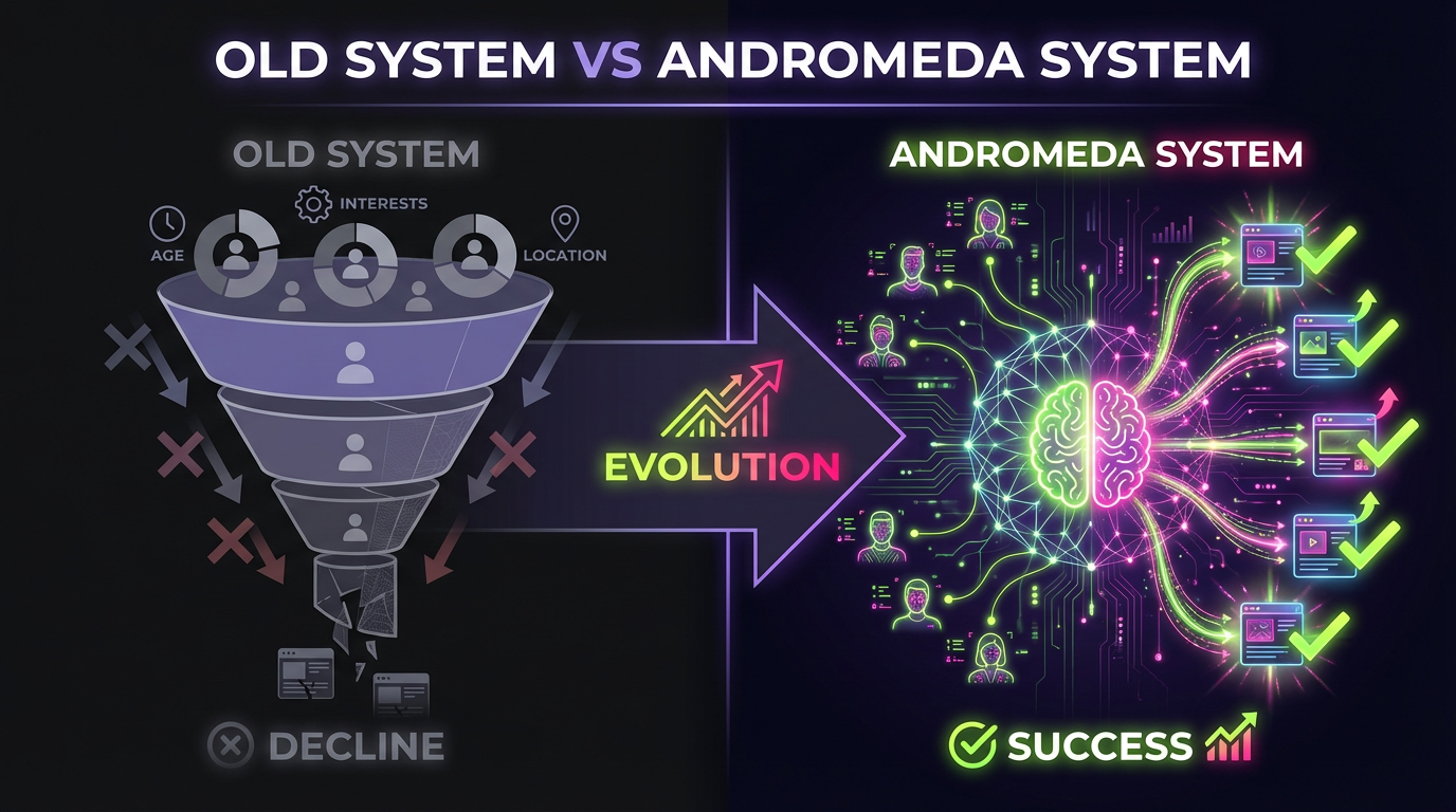 Old Ad System vs Andromeda - Comparison