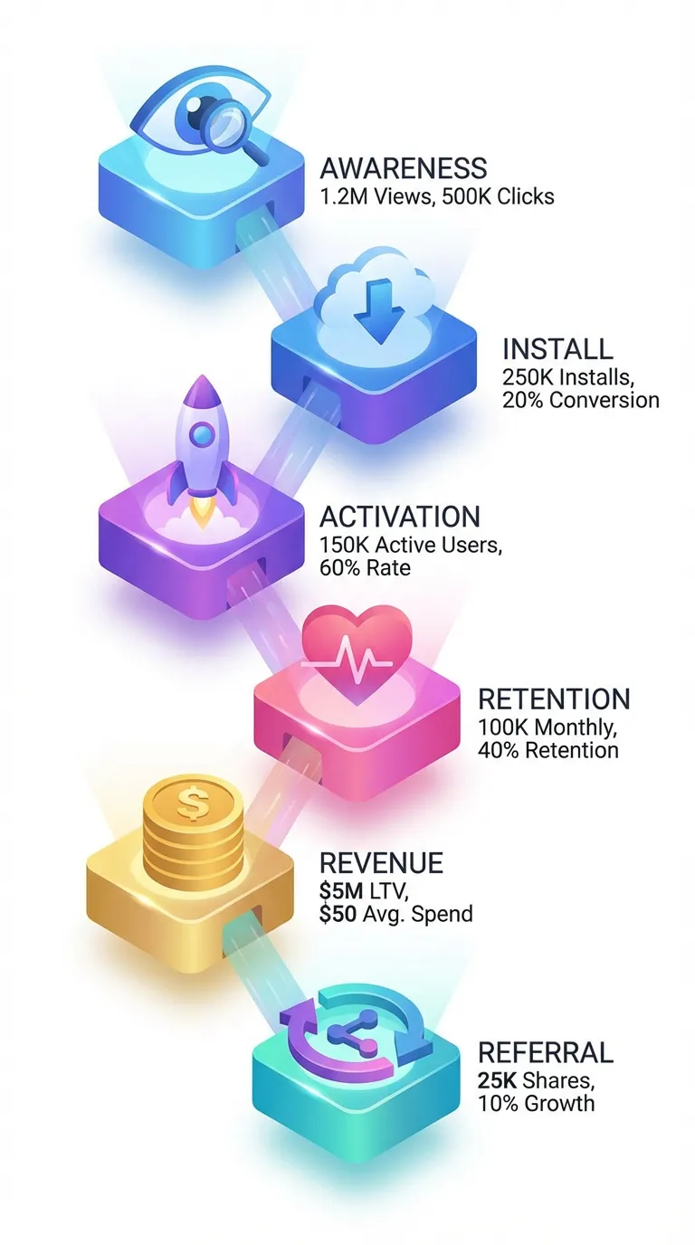 Mobile App Marketing Funnel