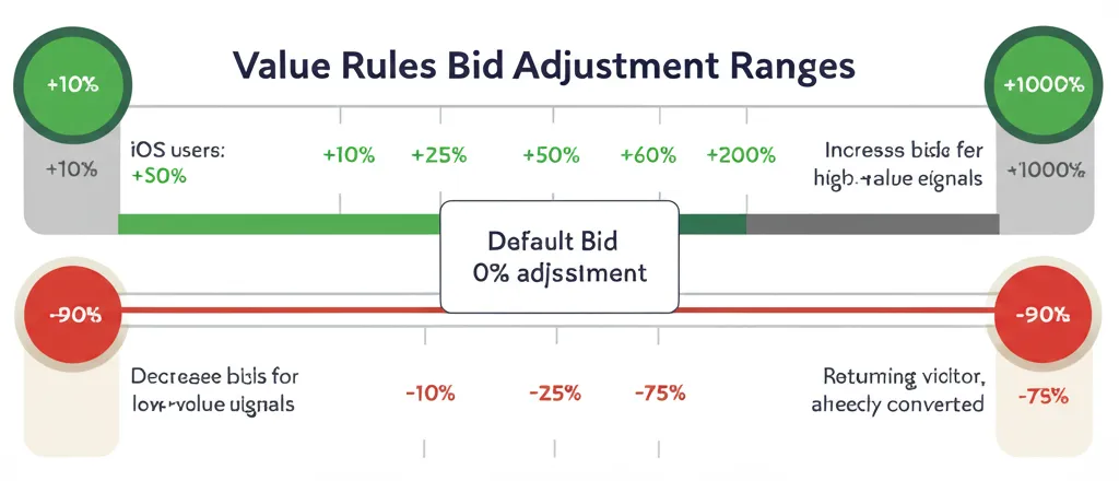 Value Rules Bid Adjustment Ranges